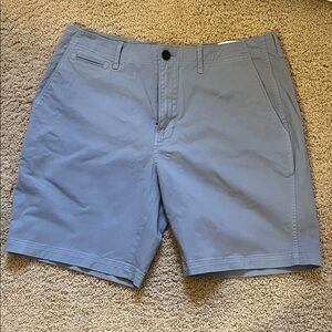 Billy Reid Light Blue Flat Front Shorts